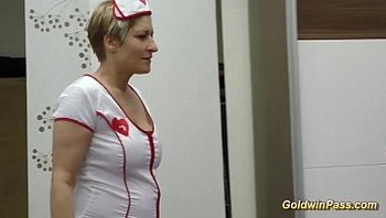 dirty nurses in lederhosen gangbang