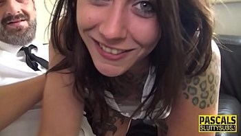 Tattooed sub dominated