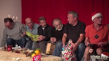 Sexy old vs young gangbang
