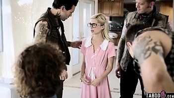 Innocent teen girlfriend gangbanged by drug dealers