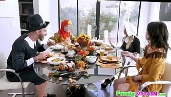 FamilyOrgasm.com - Medieval Family Stroking Orgy Thanksgiving
