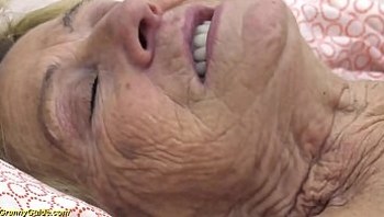 sexy 90 years old granny gets rough fucked