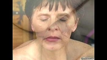 Grandma loves young cock and facial