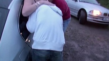 A girl is going to her first dogging adventure public sex gang bang orgy
