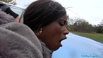 Public Agent British Ebony Queen Kiki Minaj Fucked Outside