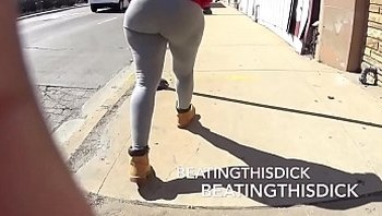 PHAT AZZ IN GRAY LEGGING