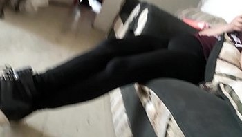 Vagina marcada en leggins
