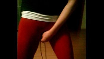 red leggings