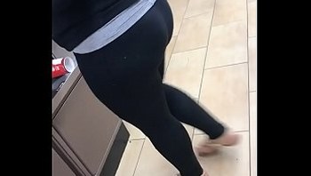 Wife in leggings.