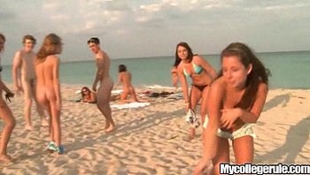 Mycollegerule Beach Dorm Blowjob