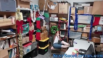 Teen shoplifter spermed