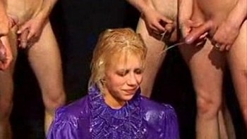 Face Messed with Cum