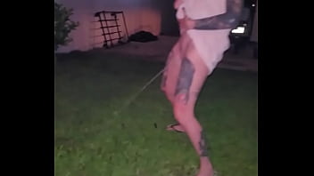 Cris Bathory pissing on her wings