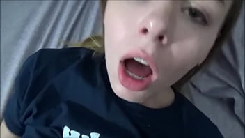 Cute stepsister sucks cock and fucks good