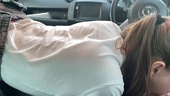 I gave a private road to a student and fucked her in be transferred to car