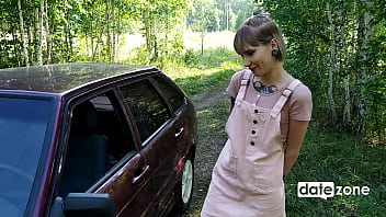Skinny girlfriend fucked give the gut of nature