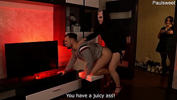 Domineering bit of all right fucks a guy before of his wife