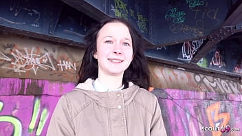 GERMAN SCOUT - Changeable SHY TINY Dame PICKUP AND FUCK AT REAL STREET CASTING