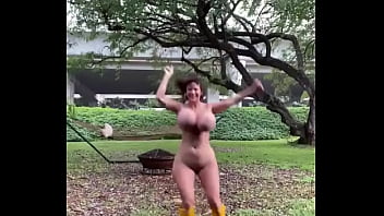 brittany elizabeth quite naked and wearing boots
