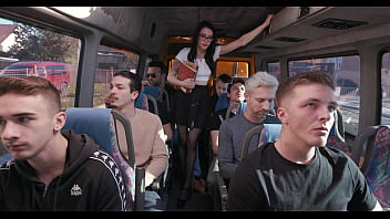 A librarian in the bus, Anna de Ville 9on1, BWC, ATM, DAP, Chunky Gapes, Monster ButtRose, Swallow GIO2282
