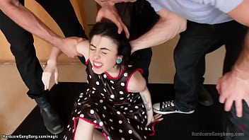 Gang of yoke Dane Cross and John Strong and Jordan Ash and Tommy Pistol take bad girl Tegan Tate and double penetration and gangbang fuck their way in the matter of public