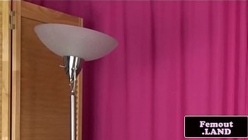 Ebony shemale masturbating in first time solo