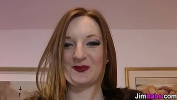 Jizzy mouthed amateur