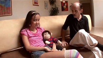 Old man fucked 18 year old teen hard!