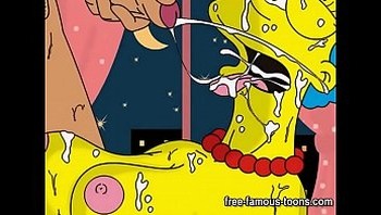 Futurama and Simpsons parody hentai