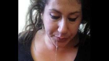 sloppy deepthroat  swallow