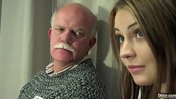 Old Young Porn Teen Gangbang by Grandpas pussy fucking fingering gagging