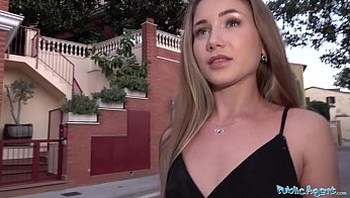 Public Agent Beautiful Russian Mary Rock fucking in a short black dress public-agent