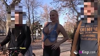 Incel hunters! Big boobed Candela X wants to make a gift to stressed college dudes