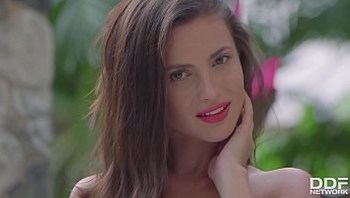Summer striptease with naughty newcomer Jasmine Jazz makes you cum hard