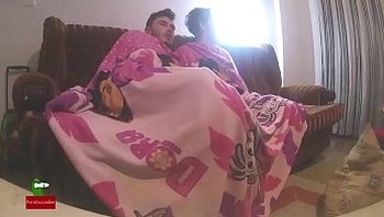 Sex under sheets.Homemade voyeur taped my amateur gf with a hidden spycam IV082