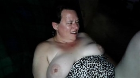 Wife Takes BBC while hubby watches