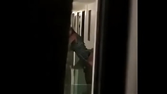 Caught on Balcony