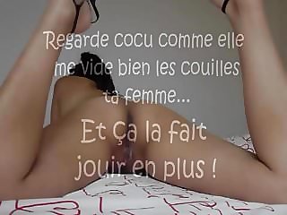 french cuckold wife creampie