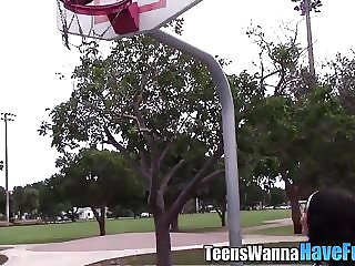 Real teen lesbo threeway