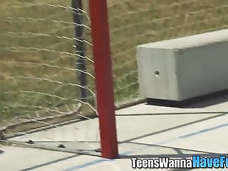 Real teens tits spunked