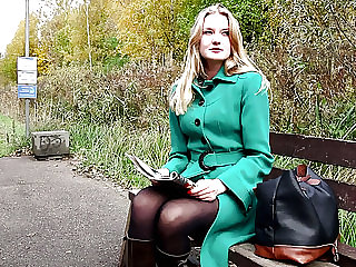 Bree Haze masturbating in the woods