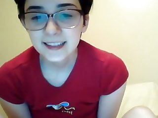 Nerdy hairy webcam