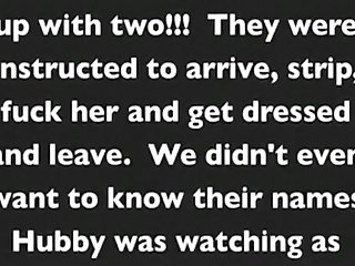 My wife has sex with 2 strangers from craigslist