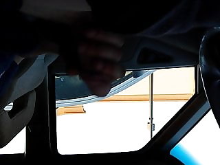 First car flash to college chick